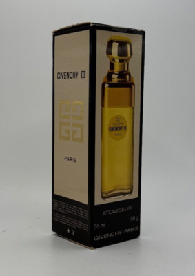 VINTAGE GIVENCHY III EDT PARIS 55ml SEALED STOCK UNUSED NEW PRE BAR-CODE SPRAY