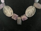 19” Amethyst & Clear Quartz Sterling Necklace — photo 2