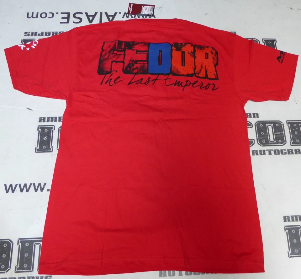 Fedor Emelianenko Signed Clinch Gear Walkout Shirt PSA/DNA COA StrikeForce Pride - Image 4 of 4