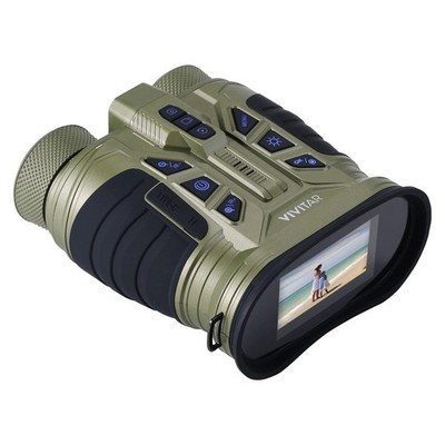 Vivitar Digital Camera Binoculars With Night Vision plus Accessories - Green 18X