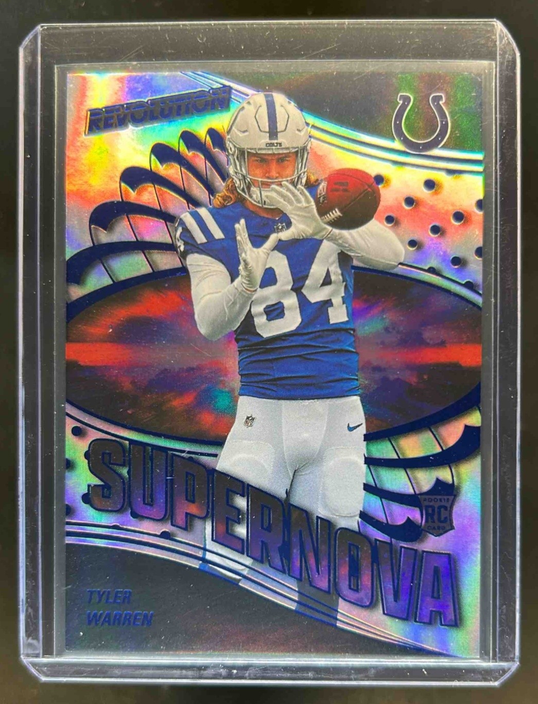 2025 Panini Revolution Tyler Warren Supernova RC Infinite Rookie #3/8 Colts