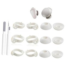 6 Pairs Replacement Ear Tips for Bose QuietComfort Earbuds, Silicon White