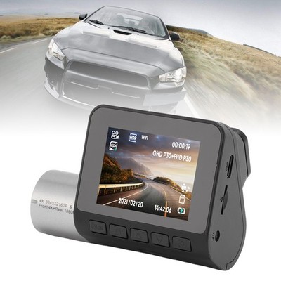 4K 1080P QHD Dual Dash Cam 5G WiFi Night G Sensor Loop Recording 170° NEW