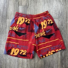 Nike Sportswear Club Fleece Shorts Mens Size 2XL XXL Red DJ5288-657 Pockets