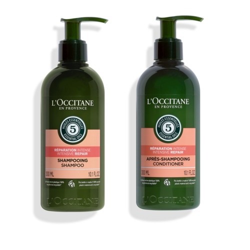 L'Occitane Réparation シャンプー・コンディショナーセット L'Occitane Aromachologie Repairing Shampoo & Conditioner 10.1oz