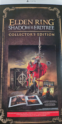Elden Ring Shadow of the Erdtree Collectors Edition w/ Messmer Statue PS5 SEALED