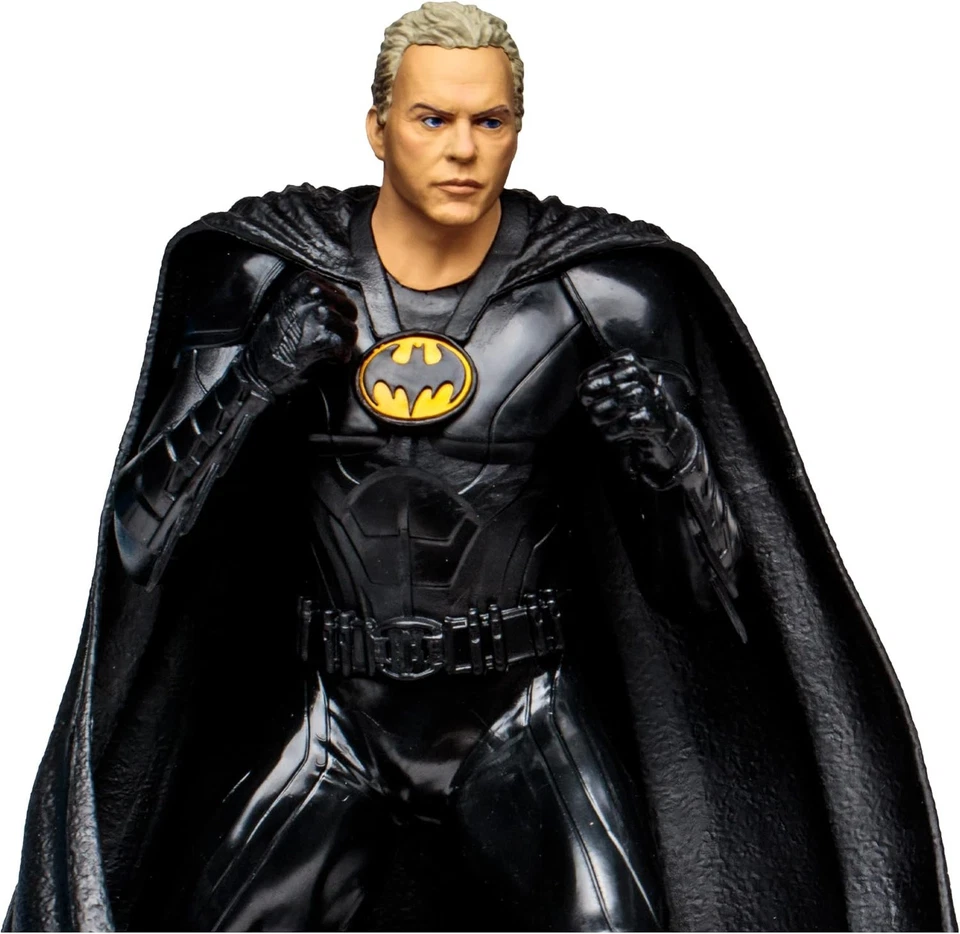 Estatua de Batman de 12 pulgadas sin máscara de edición limitada - icónica película flash coleccionable Foto 4 de 4