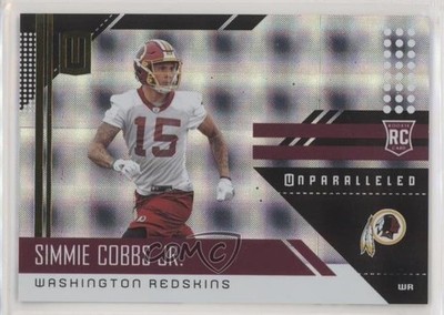 2018 Panini Unparalleled Superplaid 54/150 Simmie Cobbs Jr #245 Rookie RC 1s8