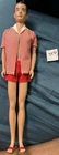 1962 Vintage Ken doll by Mattel With Original Beach Outfit & Shoes #750.
