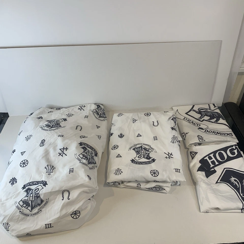 Гарри Поттер плоский, резинке, 2 наволочки полные простыни Хогвартс символы - Изображение 2 из 4