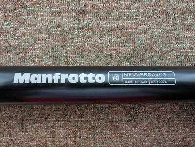 Manfrotto MPMXPROA4US Monopod & 234RC Monopod Tilt Head with Quick Release