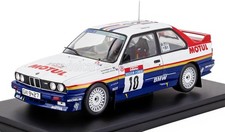 BMW M3 (E30) ROTHMANS #10 vainqueur RALLYE TOUR DE CORSE 1987 Beguin au 1/24 ixo