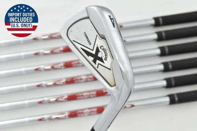 7pcs Callaway X Forged 2007 4-5-6-7-8-9-P Pw RH Iron Set modus120 X Flex DG S200