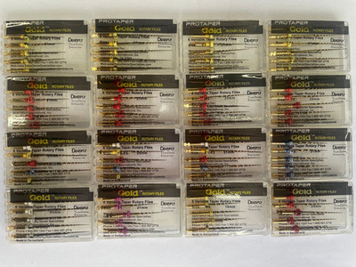 Dentsply Protaper Gold Rotary Files F1,F2,F3,S1,S2,SX Tulsa Assorted Endodontics