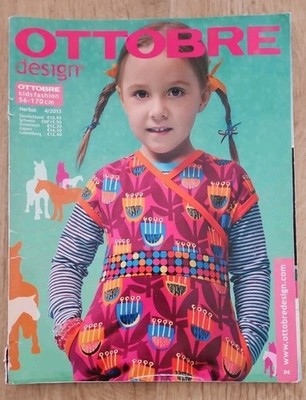 OTTOBRE Kids fashion Gr. 56-170  Herbst 4/2013 Schnittmuster Handarbeiten Nähen
