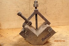 LOT BN120: MACHINIST ANGLE PLATE V-BLOCK WORK HOLDING FIXTURE JIG SETUP TOOLING
