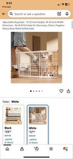 Brand New Adjustable Dog Gate. 13x22 H And 18x43 W. Sells For 40 On Amazon 