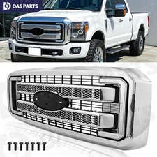Super Duty Platinum Front Grille Chrome For 2011-2016 Ford F250 F-250 F350 F450