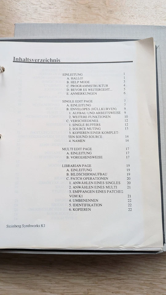 Steinberg Synthworks Kawai K1 Editor for Atari ST - tested - Bild 3 von 4