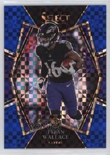 2021 Panini Select Premier Level Blue Prizm /149 Tylan Wallace #178 11nu