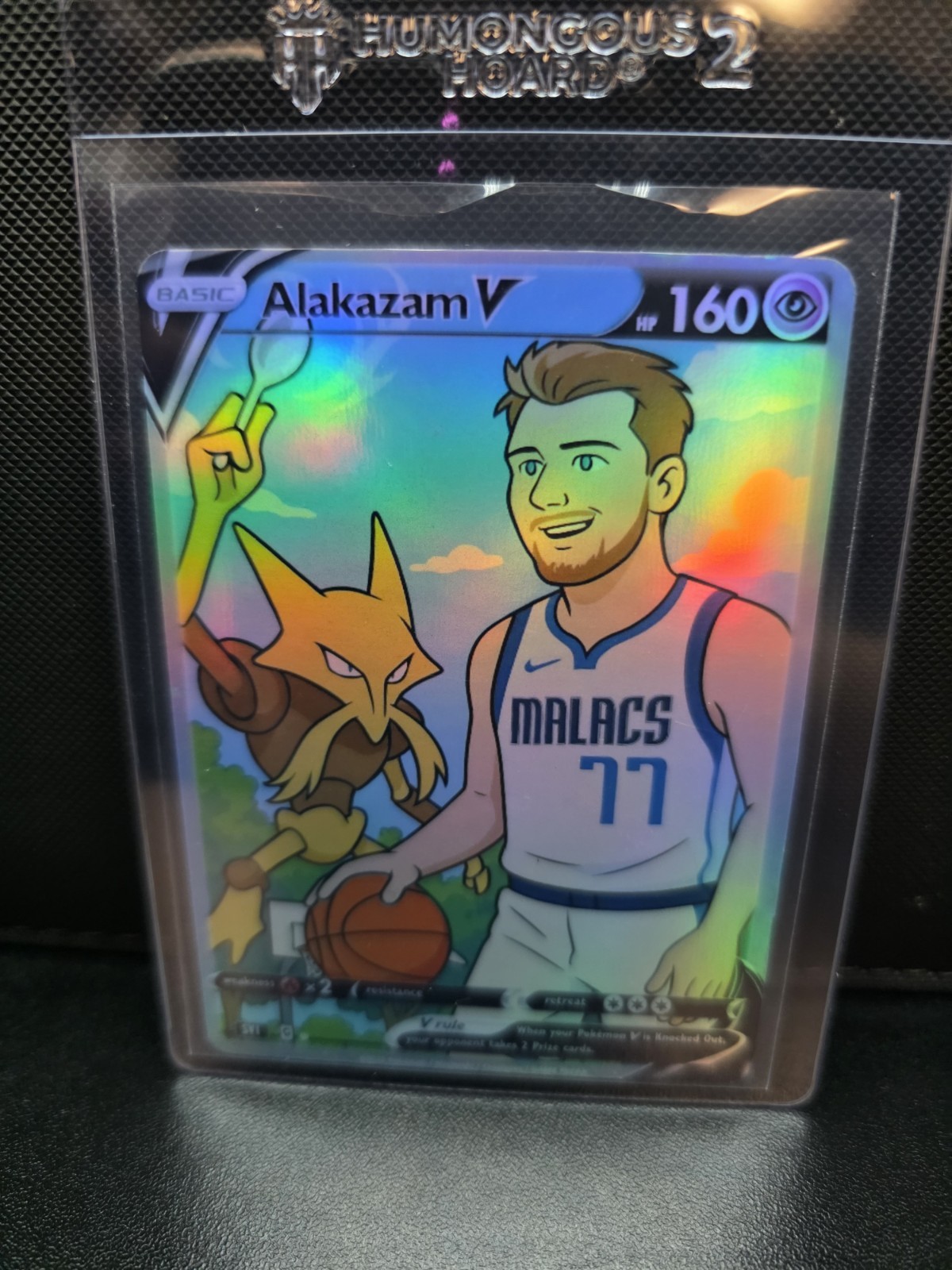 CUSTOMmade madeTOorder full art holo pokemon card PTL702 Alakazam Luka