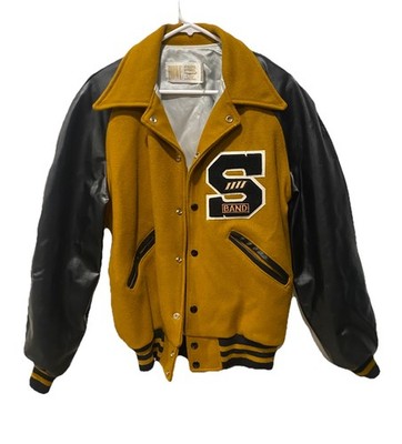 VINTAGE Howe Athletic  Apparel Wool Letterman Varsity  S'' Jacket Size 40