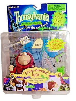 Toy Island Toonsylvania Gastro-Intestinal Igor Action Figure 1998 4-in Gift 
