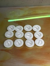 Evenflo Glass Baby Bottles 4 oz - 8 oz Plastic End Stopper Caps Only 12 Count