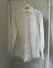 ETON Gangster 1928 White Slim Fit Cotton Dress Shirt 16/41cm Pocket