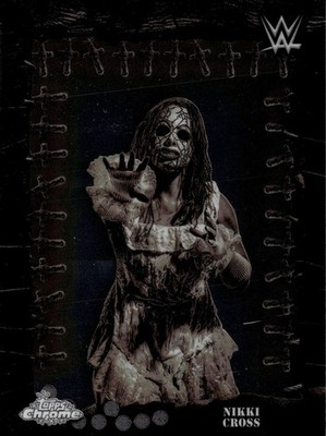 2025 Topps Chrome WWE x Cactus Jack Famed Phantoms Nikki Cross Card #FMP-39