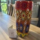 Formentello Murano Art Glass Millefiori Vase Large Italian Hand Blown Signed