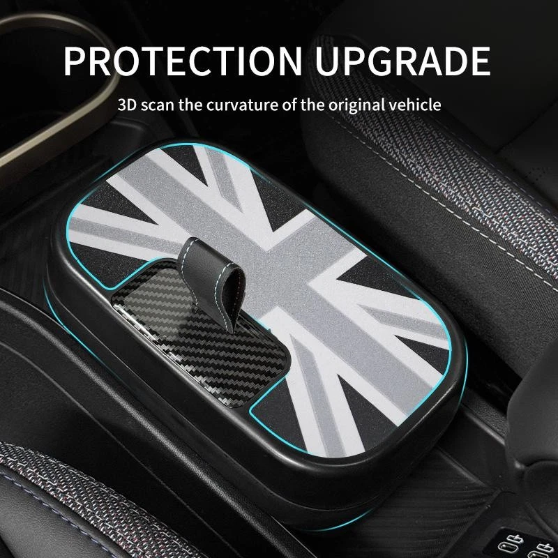 Central Armrest Storage Box For MINI Cooper F65 F66 2024 2025 Organizer ABS PU - Image 2 of 4