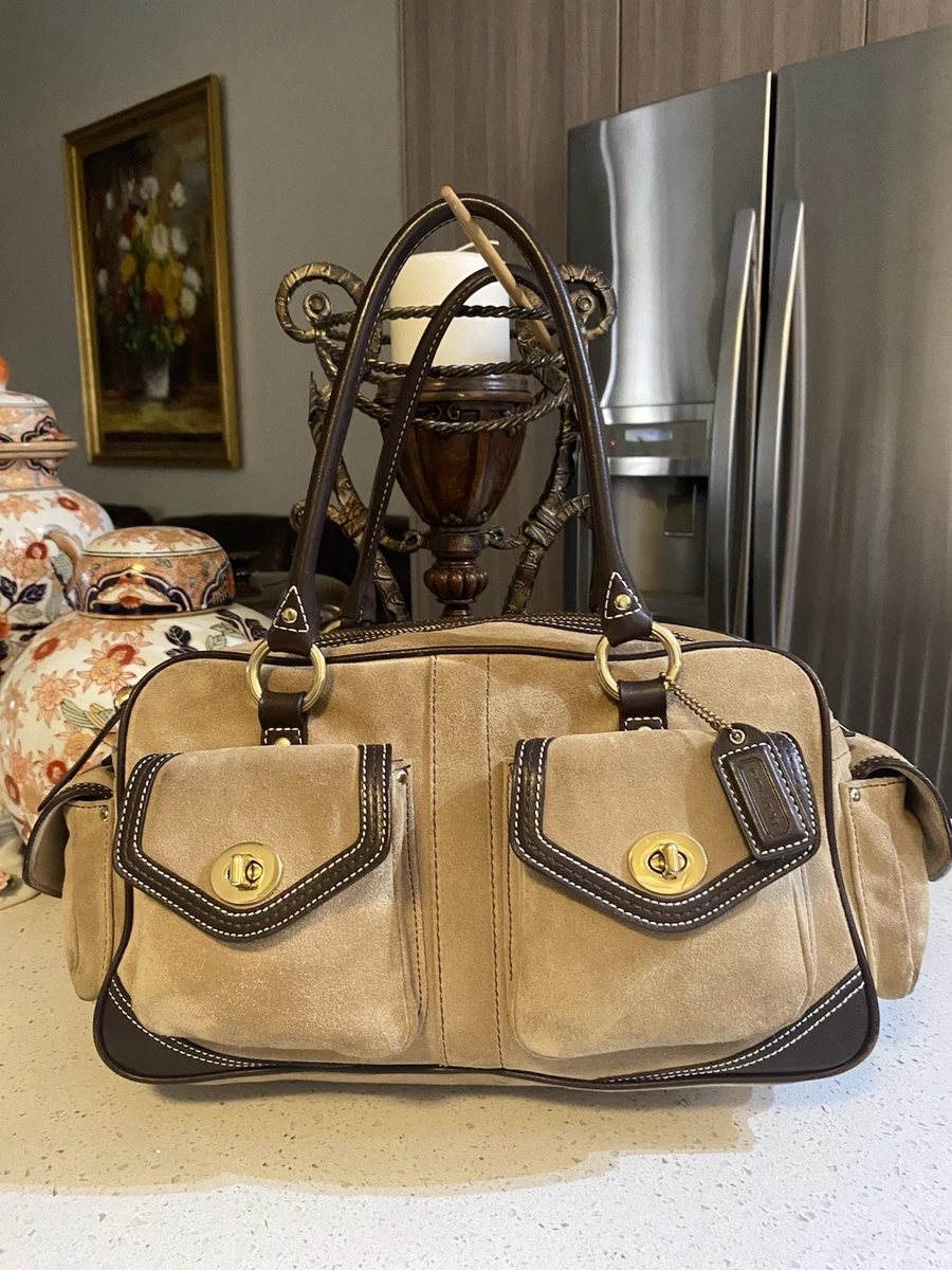 Coach Legacy Suede Exterior Medium Bags & Handbags for Women for