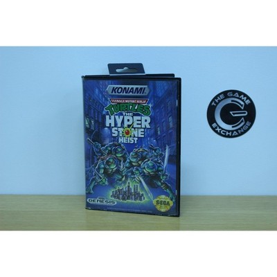 Teenage Mutant Ninja Turtles: The Hyperstone Heist Genesis Box & Game