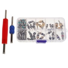  102 szt. Zestaw naprawczy zaworu klimatyzacji Rdzeń Trzpień Ac Narzędzia chłodnicze