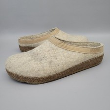 HAFLINGER GRIZZLY TORBEN CLOGS/BEIGE/EU 42/US W 11/US M 9