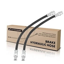 Rear Driver and Passenger Brake Hydraulic Hose Compatible with Select