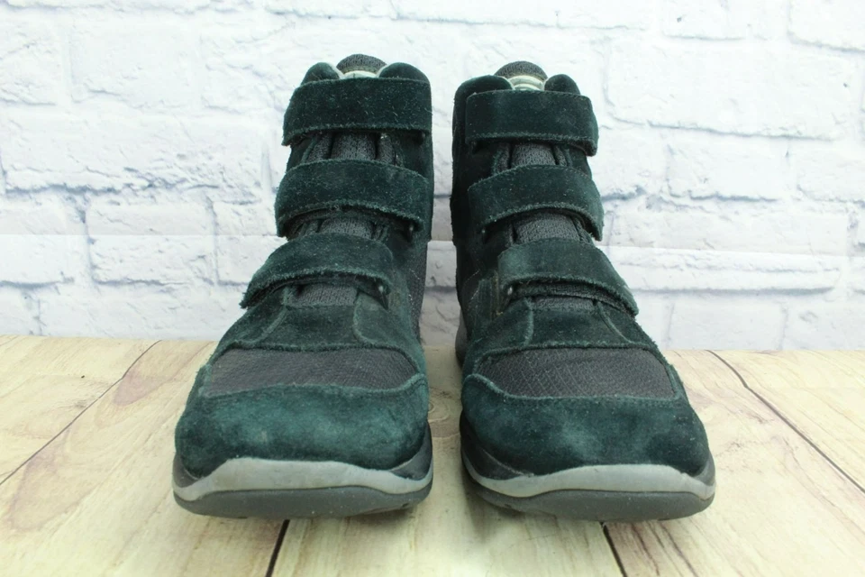 Tênis de neve LL Bean masculino impermeável preto tecido camurça gancho e laço médio 8,5 M - Imagem 4 de 4