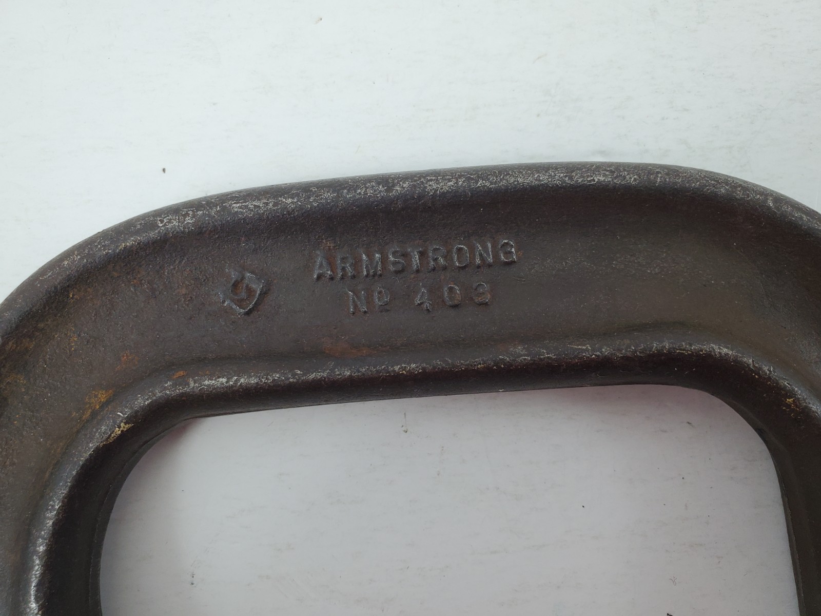 Vintage Armstrong 3” Drop Forged C-Clamp No. 403 Chicago, IL. USA