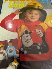 Fireman Sam Jumper Knitting Pattern.