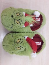 Grinch Ladies/Womens Slippers Cosy Warm Size 7/8 Xmas Shoes