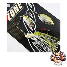 NEW Evergreen Spinnerbait D-Zone Double Willow Leaf 1/2oz Chartreuse Shad #27