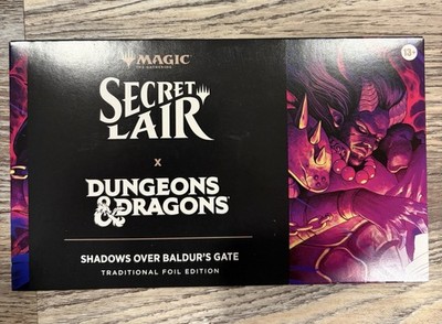 MTG Secret Lair x Dungeons & Dragons: Shadows Over Baldur's Gate FOIL IN HAND
