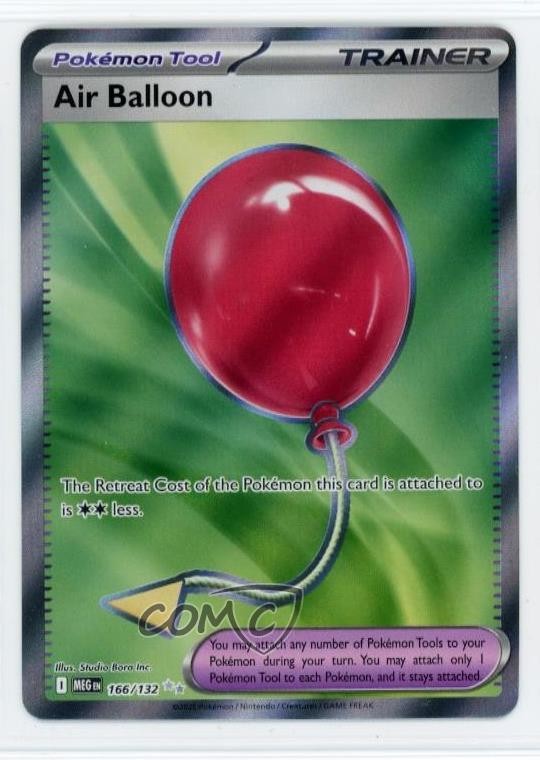Air Balloon Ultra Rare Pokemon Mega Evolution MEG #166