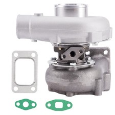 Universal Turbo T3 T4 T04E Turbocompressore Oil Cooled  + Turbine 5 Bolts Flange