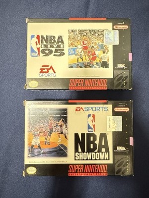 Nintendo NBA Live 95 Cartridge Case for Nintendo SNES w/ Original Box