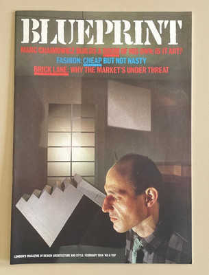 Blueprint Magazine February 1984 No.4 Architecture Design