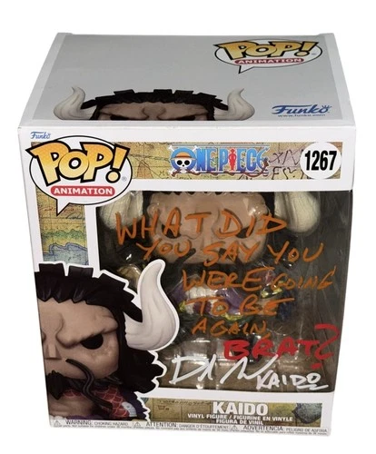 Funko Pop! Vinyl Super 6 in: One Piece - Kaido #1267 Signed by David Sobolov