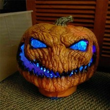 32cm Halloween LED Jack-O-Lantern Pumpkin Light Scary Haunted House Party