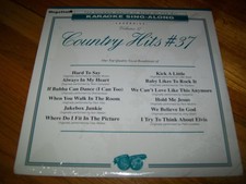 KARAOKE SING-ALONG Laserdisc LD COUNTRY HITS VOLUME 37 BRAND NEW SEALED RARE
